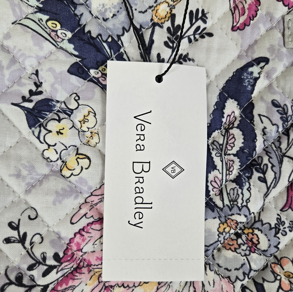 Vera Bradley Iconic Tote Bag Hummingbird Park - Picture 11 of 13